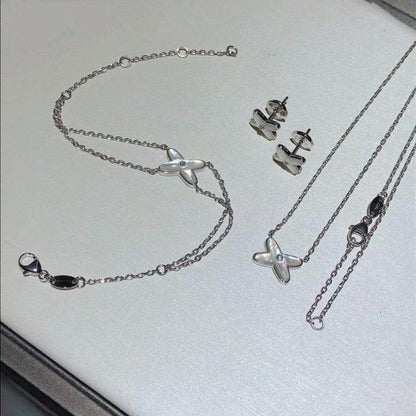 [CiCi]JEUX BRACELET WHITE MOP SILVER 1 DIAMOND