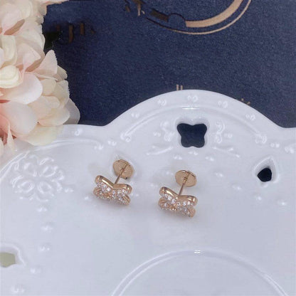 [CiCi]JEUX DE PINK GOLD DIAMOND EARRINGS