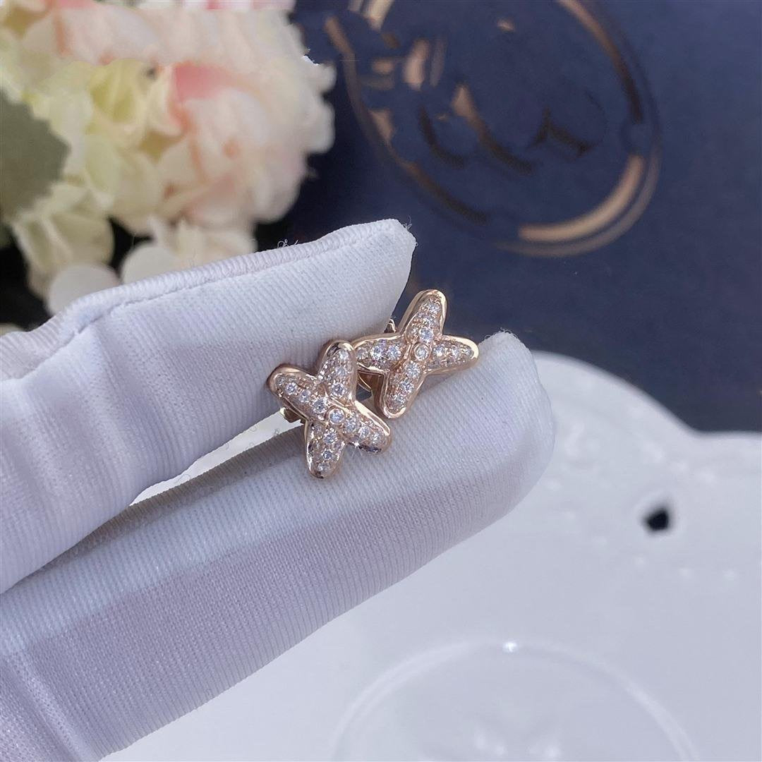 [CiCi]JEUX DE PINK GOLD DIAMOND EARRINGS