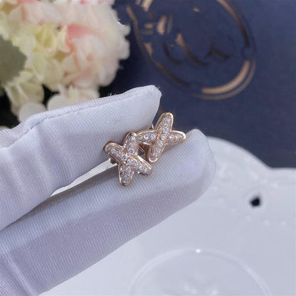 [CiCi]JEUX DE PINK GOLD DIAMOND EARRINGS