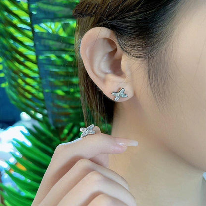 [CiCi]JEUX DE SILVER DIAMOND EARRINGS