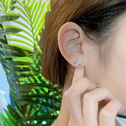 [CiCi]JEUX DE SILVER DIAMOND EARRINGS