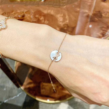[CiCi]ROSA GOLD DIAMANTEN MOP ARMBÄNDER