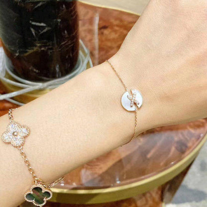 [CiCi]ROSA GOLD DIAMANTEN MOP ARMBÄNDER