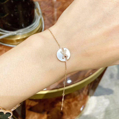 [CiCi]ROSA GOLD DIAMANTEN MOP ARMBÄNDER