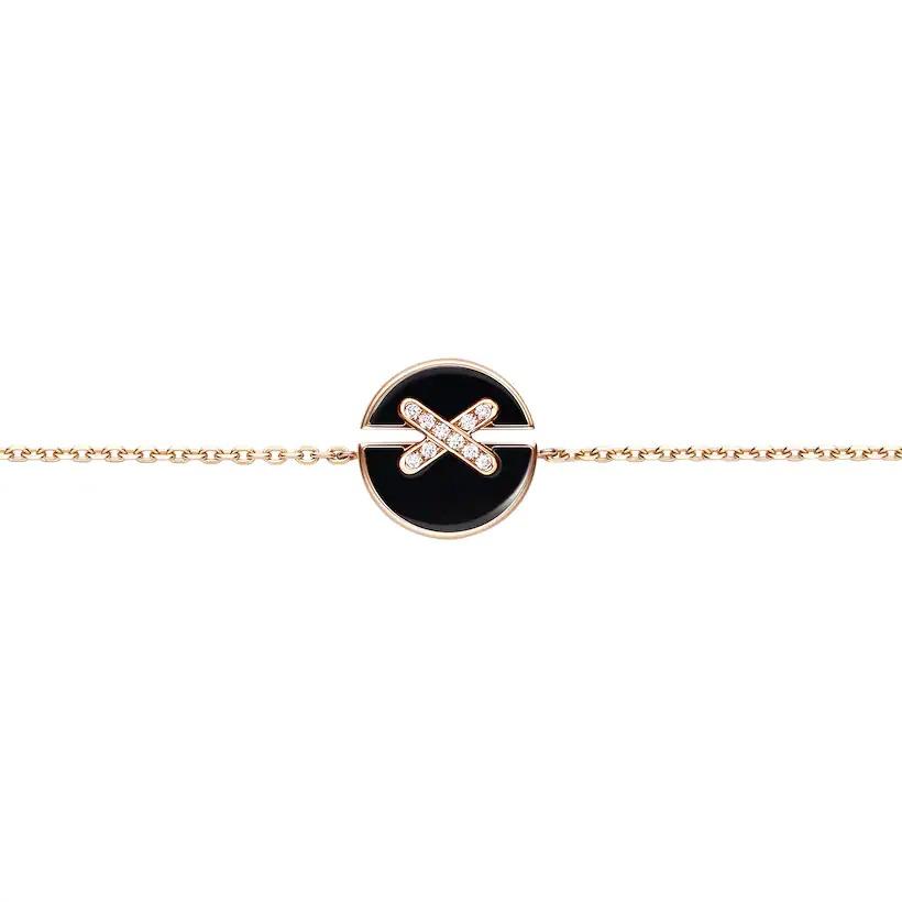 [CiCi]JEUX DE BRACELET ONYX PINK GOLD DIAMOND