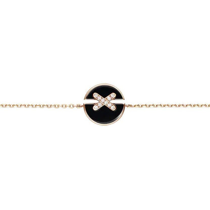[CiCi]JEUX DE BRACELET ONYX PINK GOLD DIAMOND