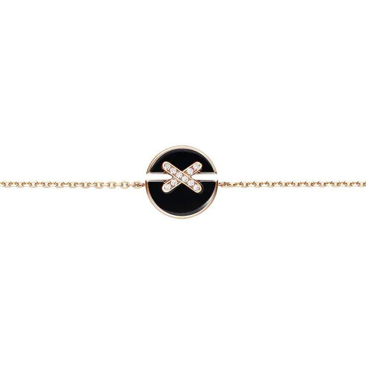 [CiCi]JEUX DE BRACELET ONYX PINK GOLD DIAMOND