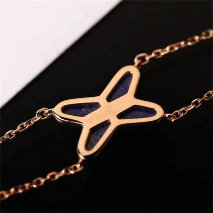 [CiCi]Hollow Design Four-Leaf Clover Flower Shape Ring