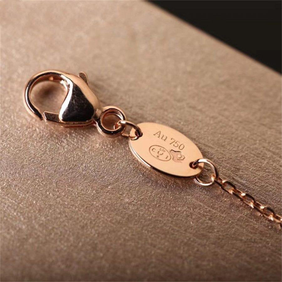 [CiCi]Hollow Design Four-Leaf Clover Flower Shape Ring