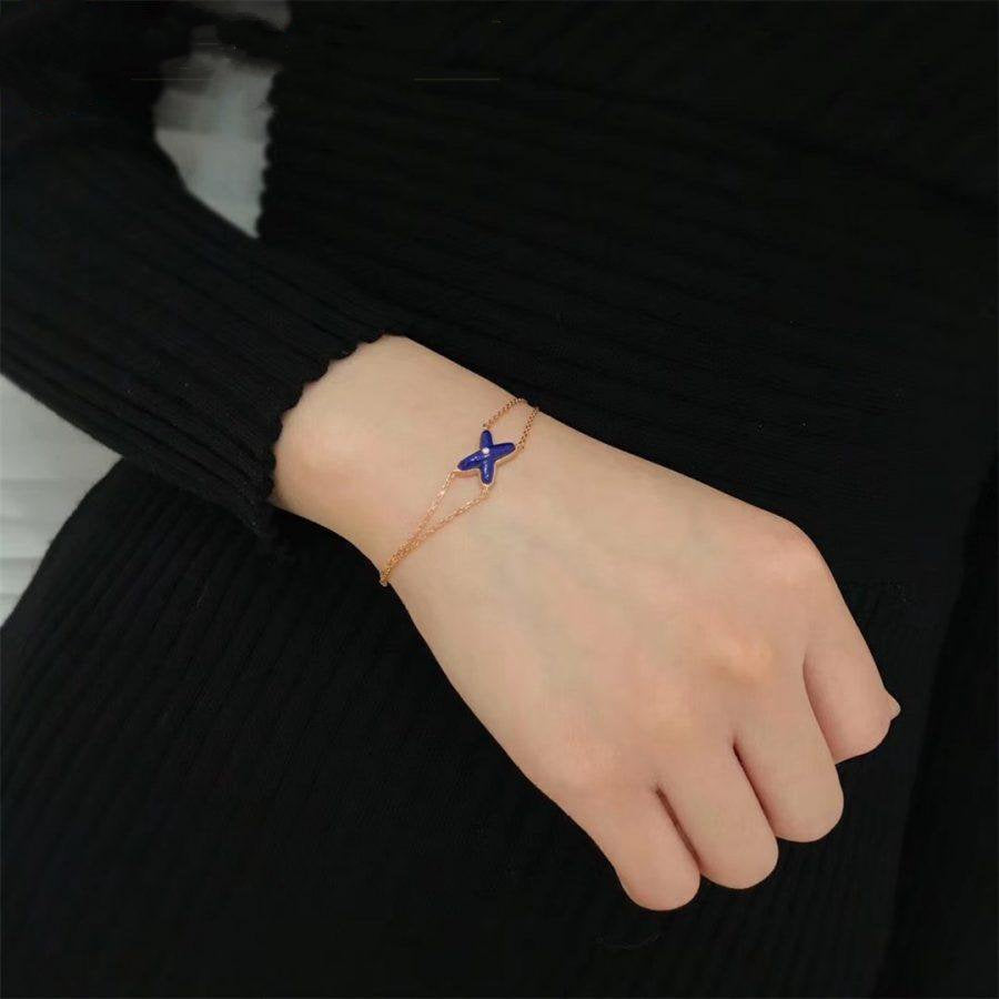 [CiCi]Hollow Design Four-Leaf Clover Flower Shape Ring