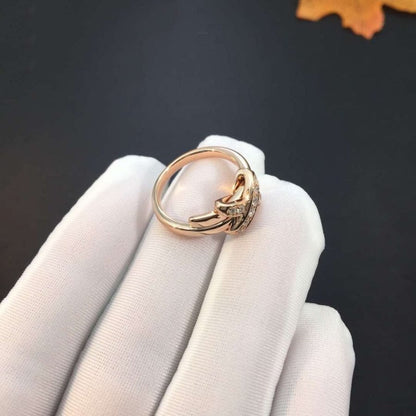 [CiCi]JEUX DE PINK GOLD DIAMOND RING