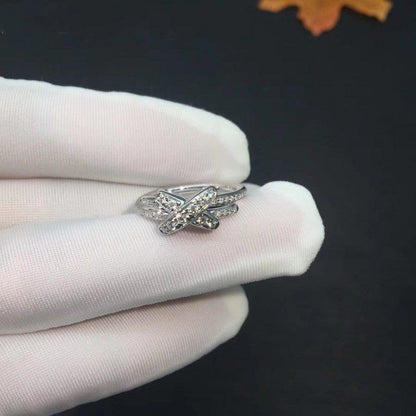 [CiCi]JEUX DE SILVER DIAMOND RING