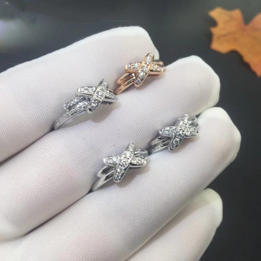 [CiCi]JEUX DE SILVER DIAMOND RING