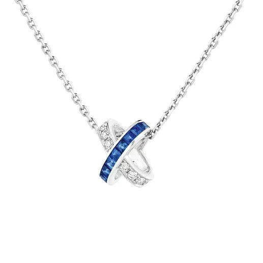 [CiCi]LIENS DIAMOND SILVER NECKLACE
