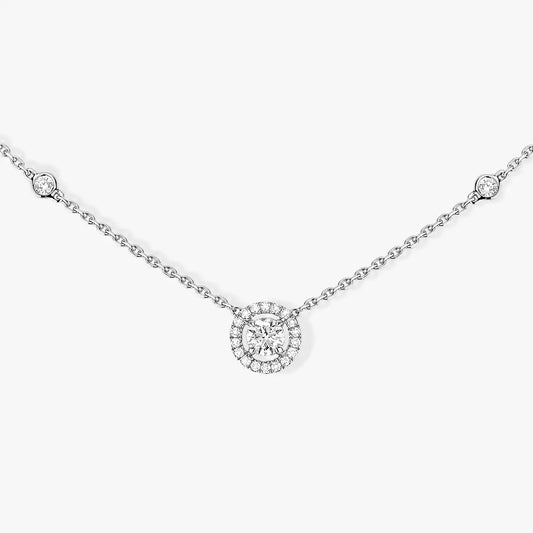 [CiCi]Diamond Necklace 0,20ct Brilliant Shape Joy