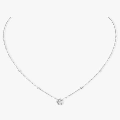 [CiCi]Diamond Necklace 0,20ct Brilliant Shape Joy