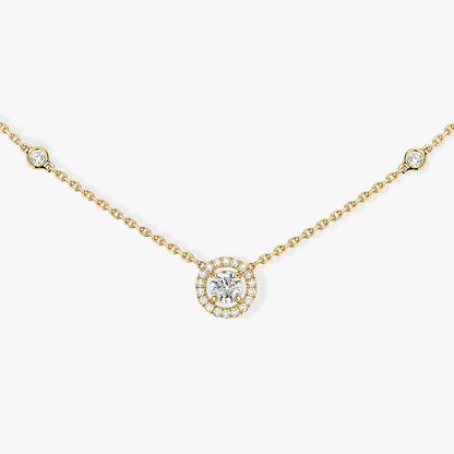 [CiCi]Diamond Necklace 0,20ct Brilliant Shape Joy