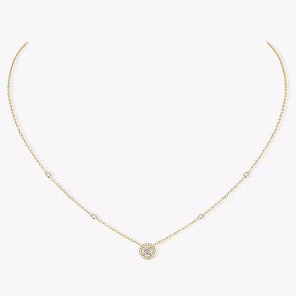 [CiCi]Diamond Necklace 0,20ct Brilliant Shape Joy