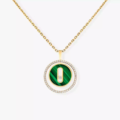 [CiCi]Lucky Move Diamond Necklace in Rose Gold and White Mother-of-Pearl