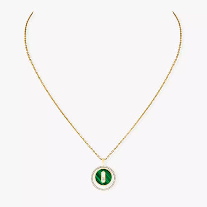[CiCi]Lucky Move Diamond Necklace in Rose Gold and White Mother-of-Pearl
