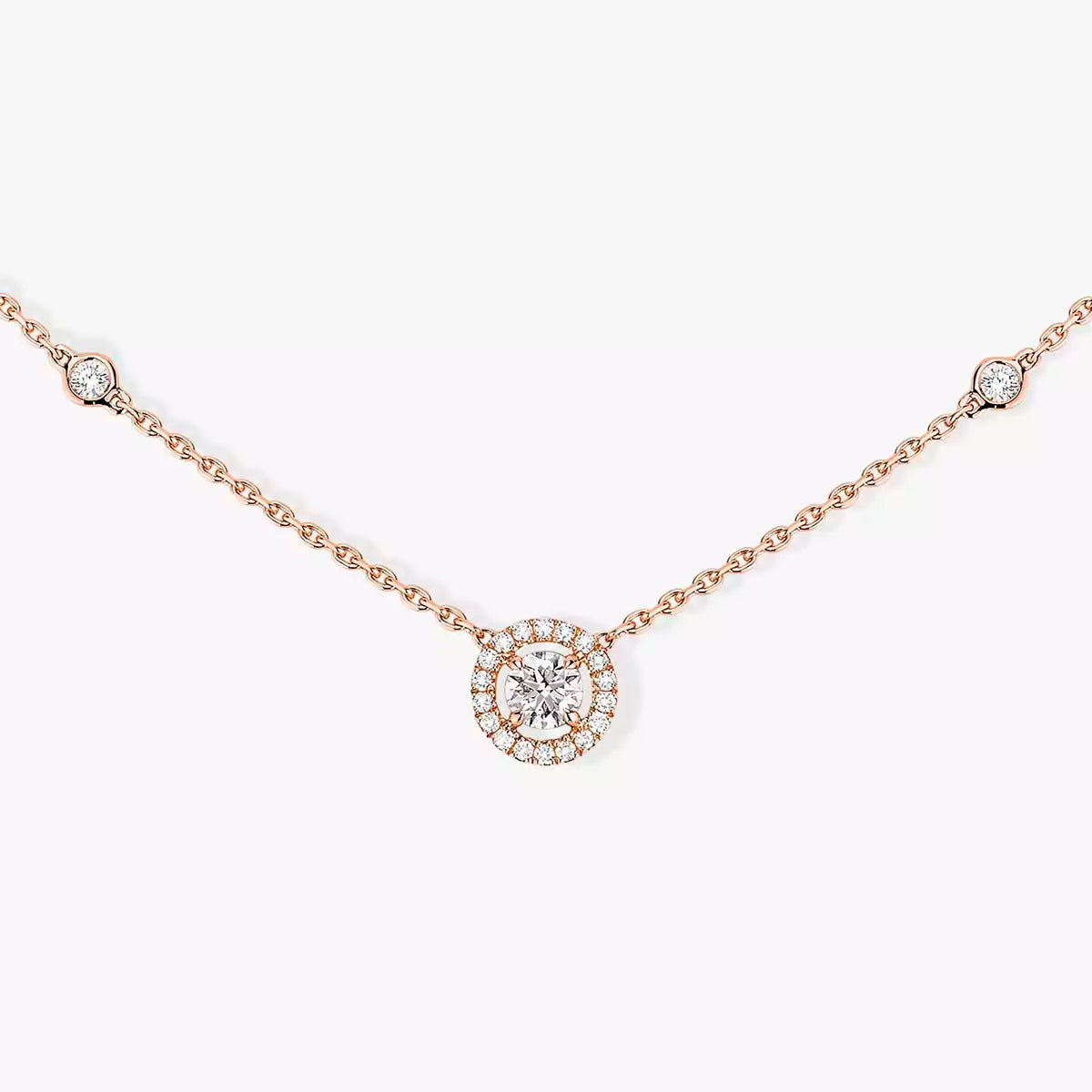 [CiCi]Diamond Necklace 0,20ct Brilliant Shape Joy