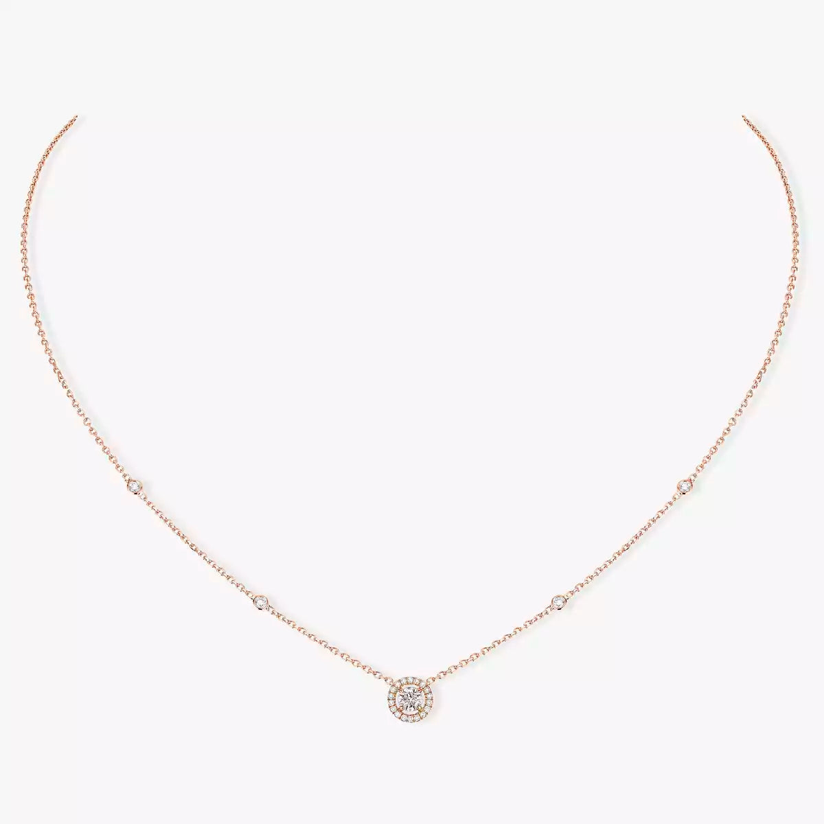 [CiCi]Diamond Necklace 0,20ct Brilliant Shape Joy