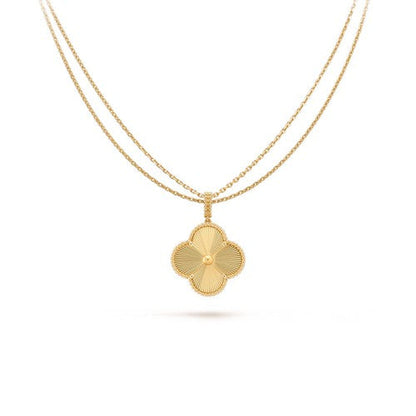 [CiCi]CLOVER 25MM PEDANT NECKLACE GOLD
