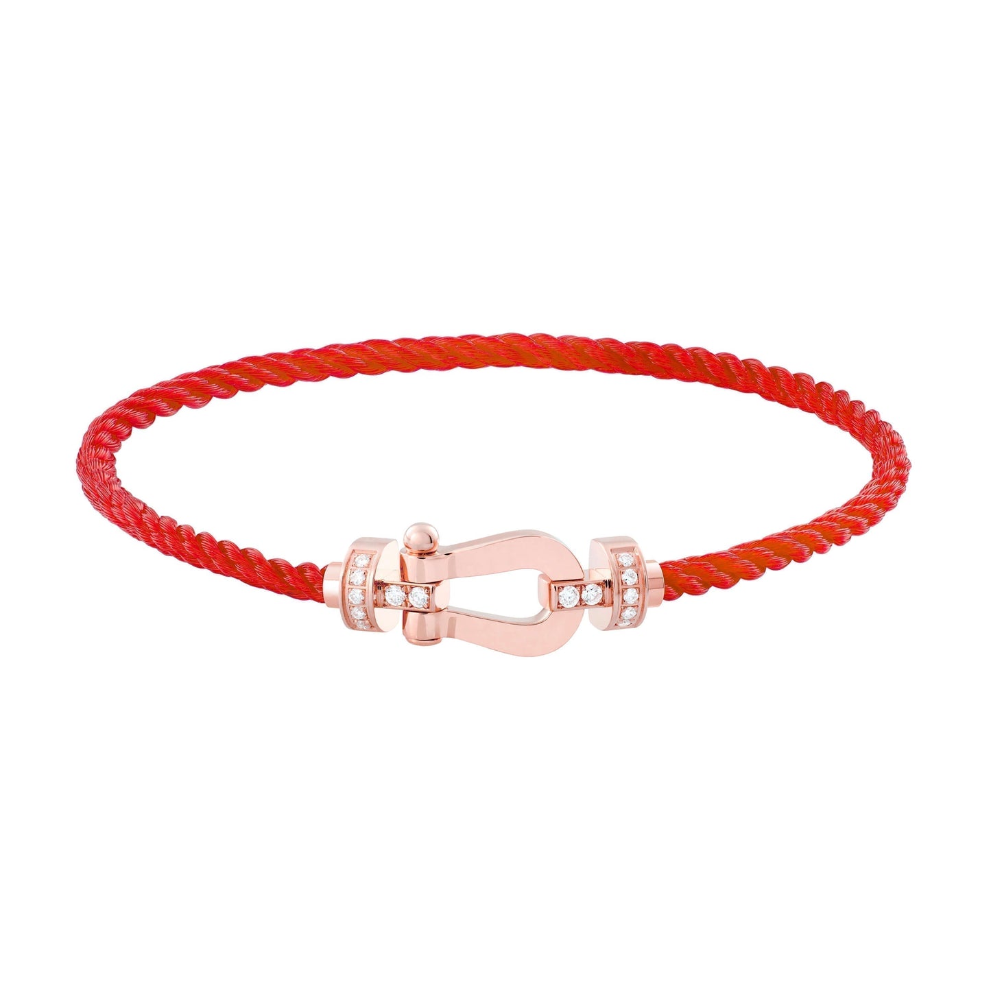 [CiCi]FORCE 10 HALF DIAMOND PINK GOLD RED CORDERI LARGE AND MEDIUM MODEL