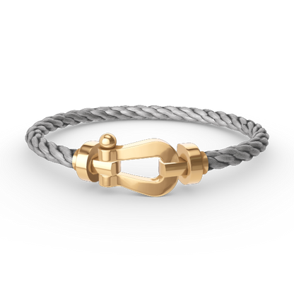 [CiCi]FORCE LARGE HORSESHOE NO DIAMOND BRACELET GOLD
