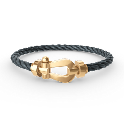 [CiCi]FORCE LARGE HORSESHOE NO DIAMOND BRACELET GOLD