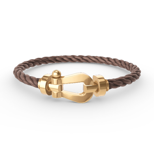[CiCi]FORCE LARGE HORSESHOE NO DIAMOND BRACELET GOLD