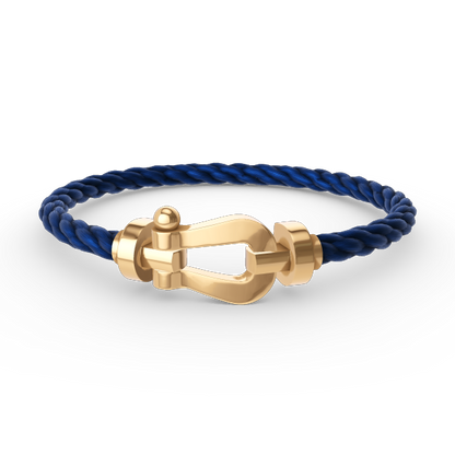 [CiCi]FORCE LARGE HORSESHOE NO DIAMOND BRACELET GOLD