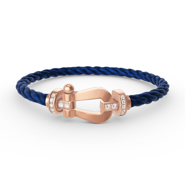 [CiCi]FORCE LARGE HORSESHOE HALF DIAMOND BRACELET ROSÉGOLD