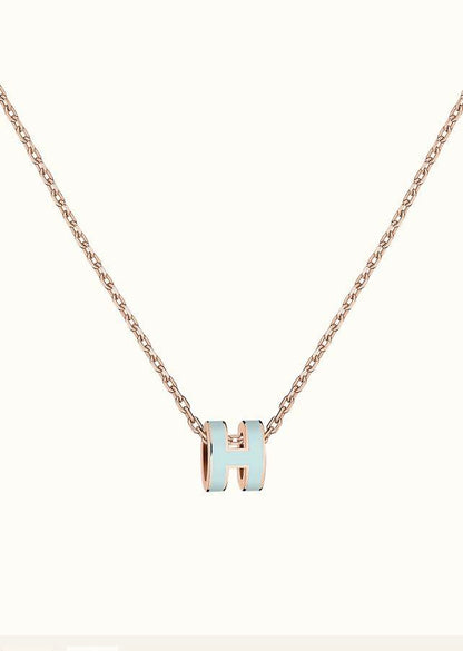 [CiCi] POP H HELLBLAUE HALSKETTE