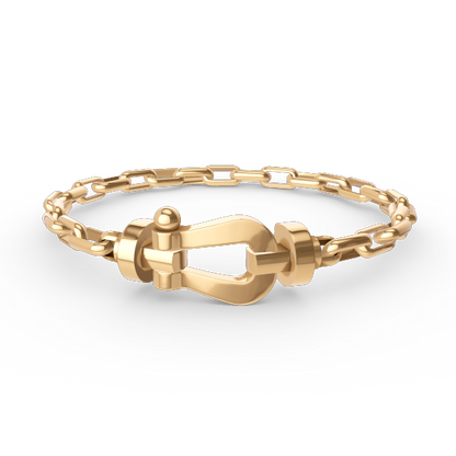 [CiCi]FORCE GROSSER HUFEISENVERSCHLUSS METALLARMBAND