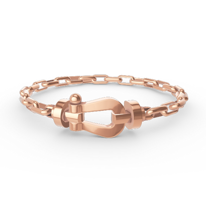 [CiCi]FORCE GROSSER HUFEISENVERSCHLUSS METALLARMBAND
