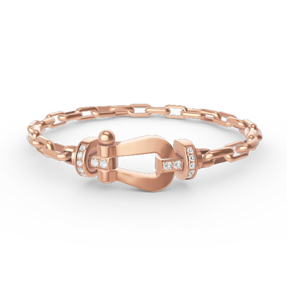 [CiCi]FORCE GROSSER HUFEISENVERSCHLUSS METALLARMBAND