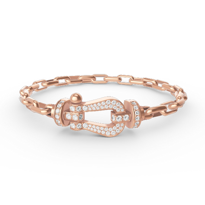[CiCi]FORCE GROSSER HUFEISENVERSCHLUSS METALLARMBAND