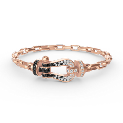 [CiCi]FORCE GROSSER HUFEISENVERSCHLUSS METALLARMBAND