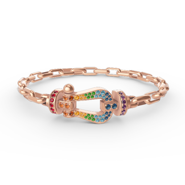 [CiCi]FORCE GROSSER HUFEISENVERSCHLUSS METALLARMBAND