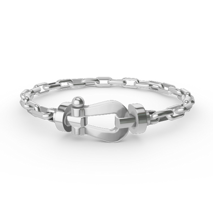 [CiCi]FORCE GROSSER HUFEISENVERSCHLUSS METALLARMBAND