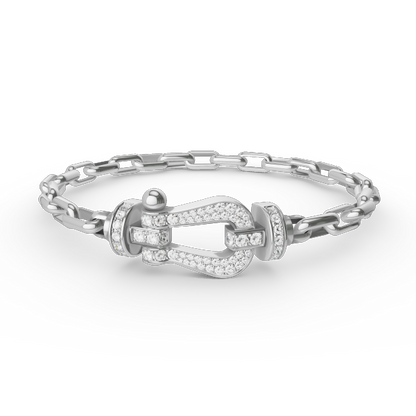 [CiCi]FORCE GROSSER HUFEISENVERSCHLUSS METALLARMBAND