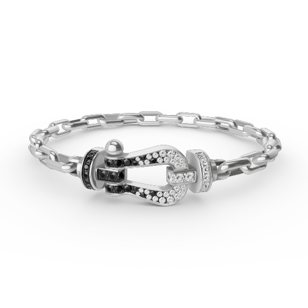 [CiCi]FORCE GROSSER HUFEISENVERSCHLUSS METALLARMBAND