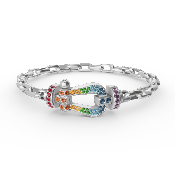 [CiCi]FORCE GROSSER HUFEISENVERSCHLUSS METALLARMBAND