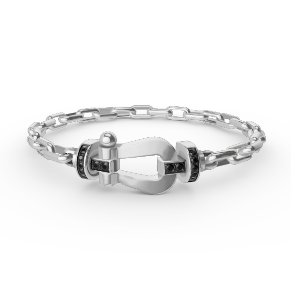 [CiCi]FORCE GROSSER HUFEISENVERSCHLUSS METALLARMBAND