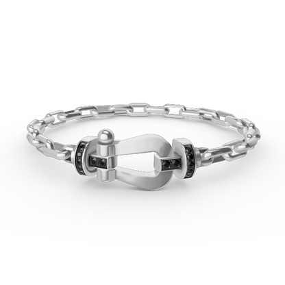 [CiCi]FORCE GROSSER HUFEISENVERSCHLUSS METALLARMBAND
