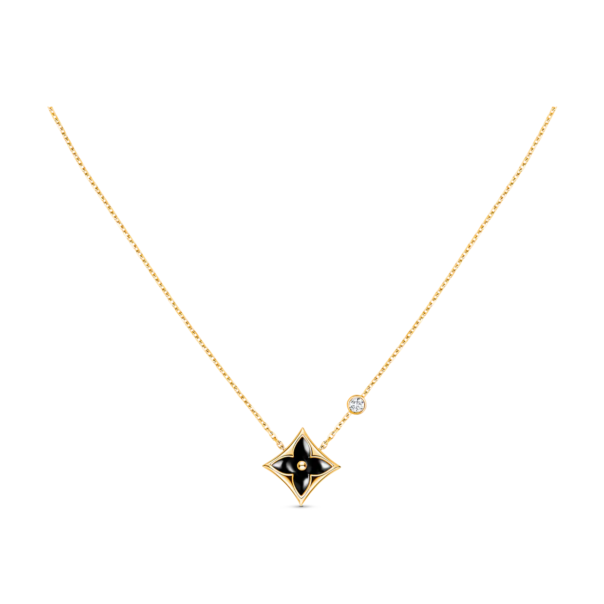 [CiCi]STAR BLACK MOP NECKLACE
