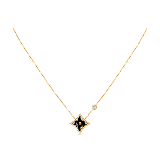 [CiCi]STAR BLACK MOP NECKLACE