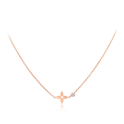 [CiCi]BLOSSOM PENDANT PINK GOLD AND DIAMOND